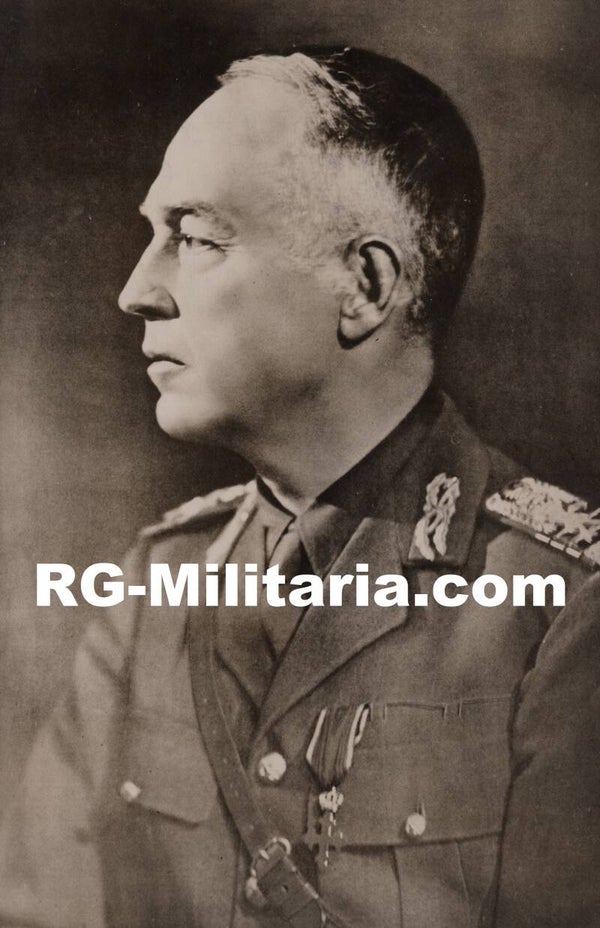 Original WW2 French Press Photo - Portrait Romanian president Ion Antonescu