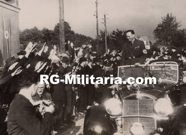 Original WW2 French Press Photo - Gauleiter Sudetenland, Konrad Henlein (1938)