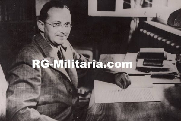 Original WW2 French Press Photo - Gauleiter Sudetenland, Konrad Henlein (1938)