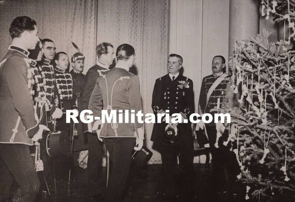Original WW2 French Press Photo - Hungarian president Miklós Horthy (1938)