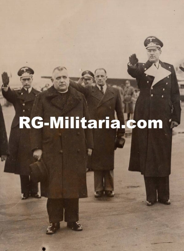 Original WW2 French Press Photo - President of Slovakia Jozef Tiso in Berlin (1939)