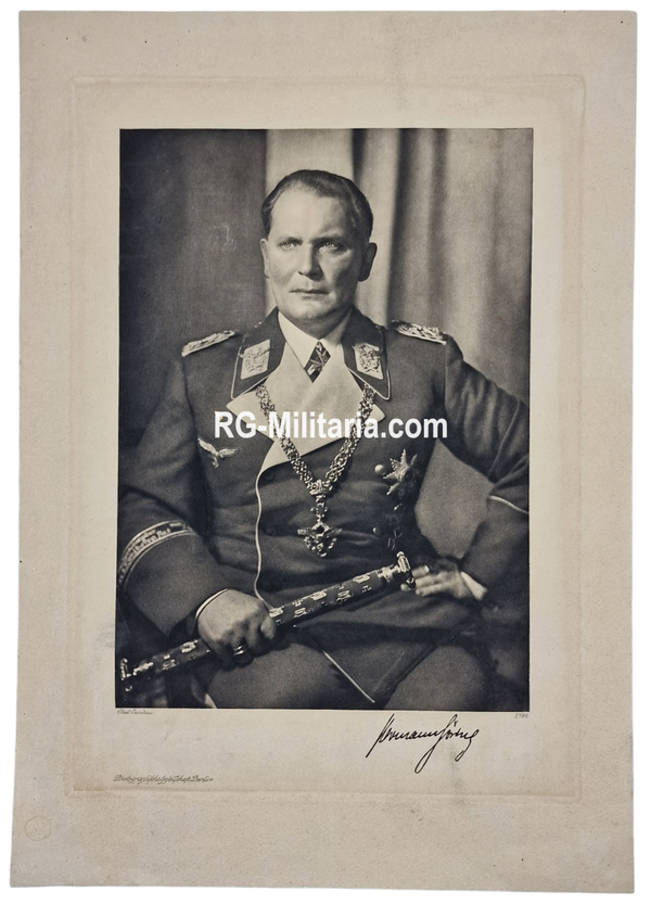 Original WW2 German Portrait Photo - Luftwaffe Reichsmarschall Hermann Göring