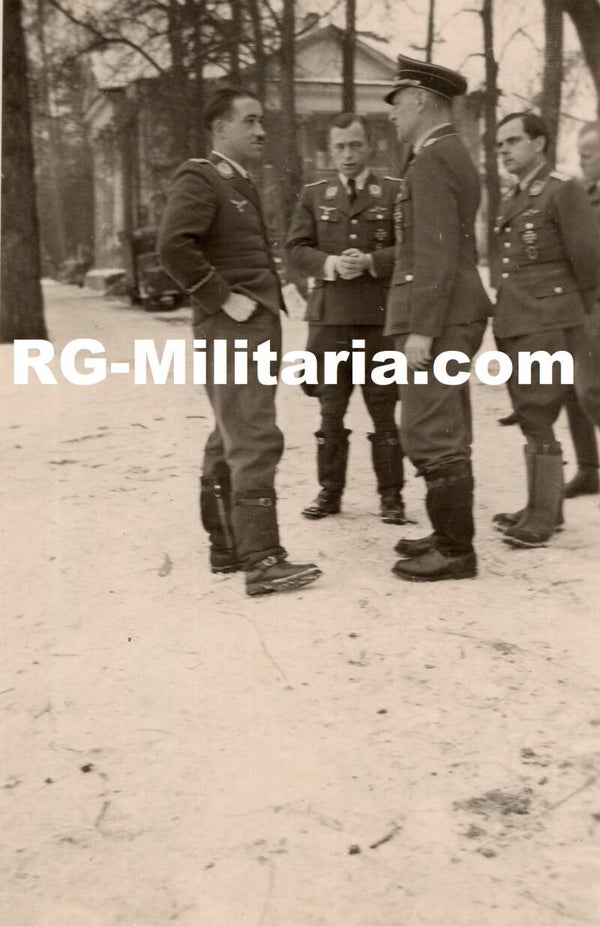 Original WW2 German Photo - Luftwaffe Ritterkreuzträger, Knights cross wearer Adolf Galland (1941)