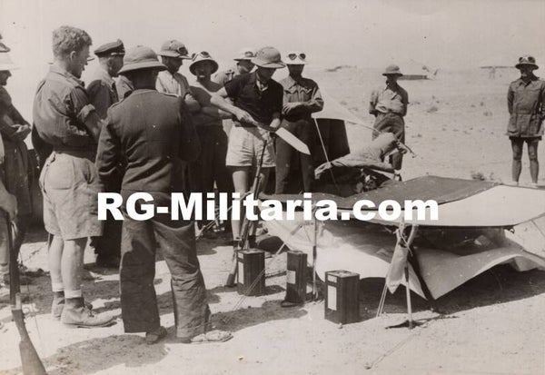 Original WW2 German Press Photo - Luftwaffe DAK Afrikakorps (1941)