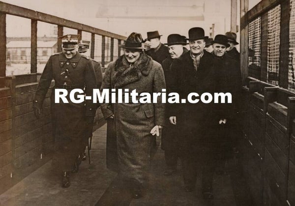 Original WW2 French Press Photo - Reichsmarschall Hermann Göring in Poland (1938)