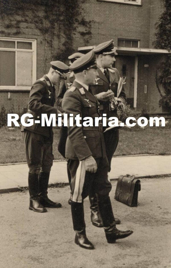 Original WW2 German Photo - General der Flieger Luftgau Holland Hans Siburg, Amsterdam? (1941)