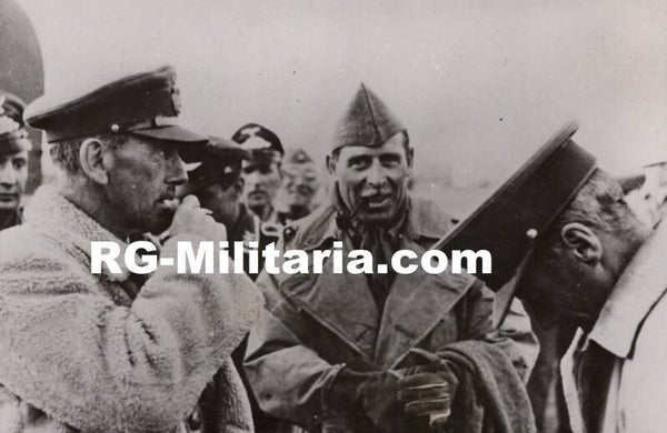 Original WW2 French Press Photo - Captured British POW soldiers in North Africa (1941)