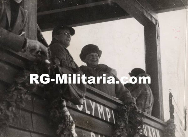 Original WW2 German Press Photo - Hermann Göring at the Olympic Games (1936)