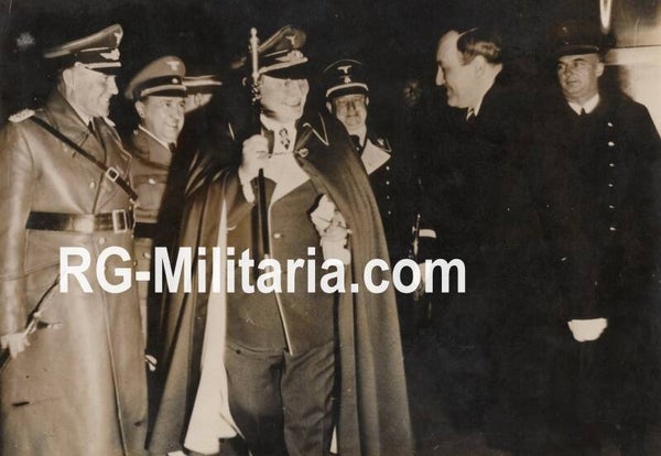 Original WW2 French Press Photo - Luftwaffe Reichsmarschall Hermann Göring with Field Marshal Interim Baton, Berlin (1938)