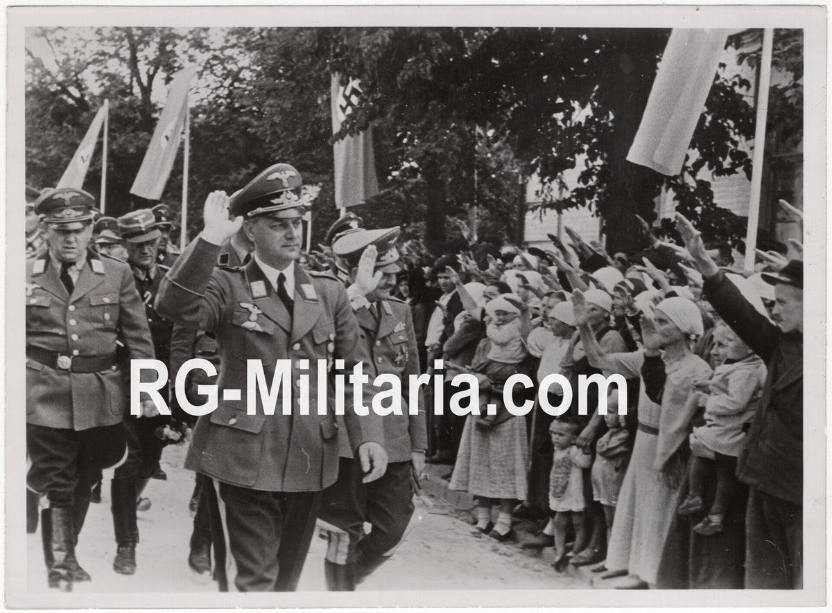 Original WW2 German Press Photo - Reichsminister Alfred Rosenberg ...