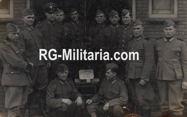 Original WW2 German Photo - German Polizei in The Hague, Holland