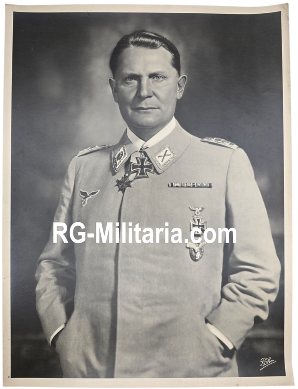 Original WW2 German Portrait Photo - Luftwaffe Reichsmarschall Hermann Göring, Röhr