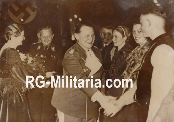 Original WW2 French Press Photo - Hermann Göring during his wedding (1935)