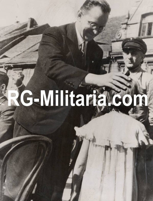 Original WW2 British Press Photo - Leader of Sudetenland Konrad Henlein