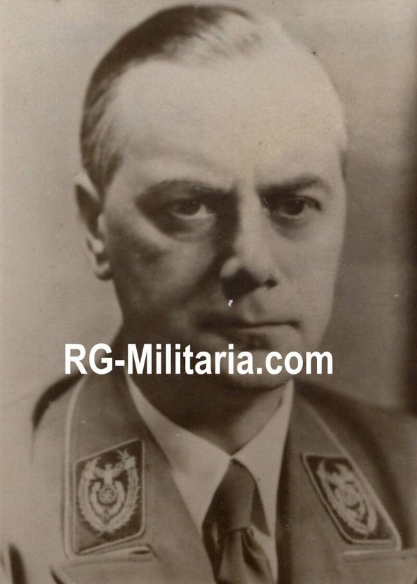 Original WW2 French Press Photo - Portrait of Alfred Rosenberg (1941)
