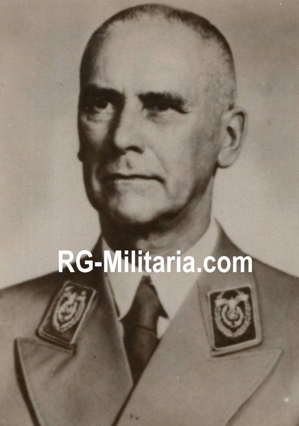 Original WW2 French Press Photo - Portrait of Wilhelm Frick