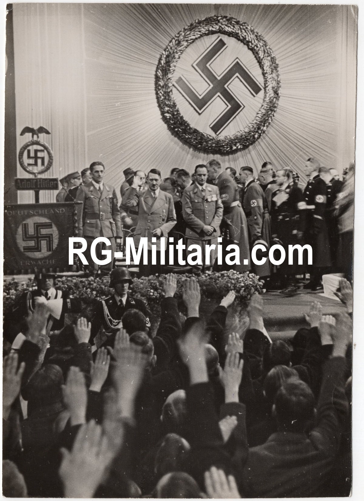 Original WW2 German Press Photo - Adolf Hitler with Konrad Henlein and ...