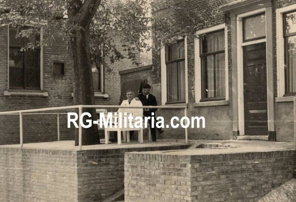 Original WW2 German Photo - Kriegsmarine soldiers on Midsland, Terschelling, Holland (1943)