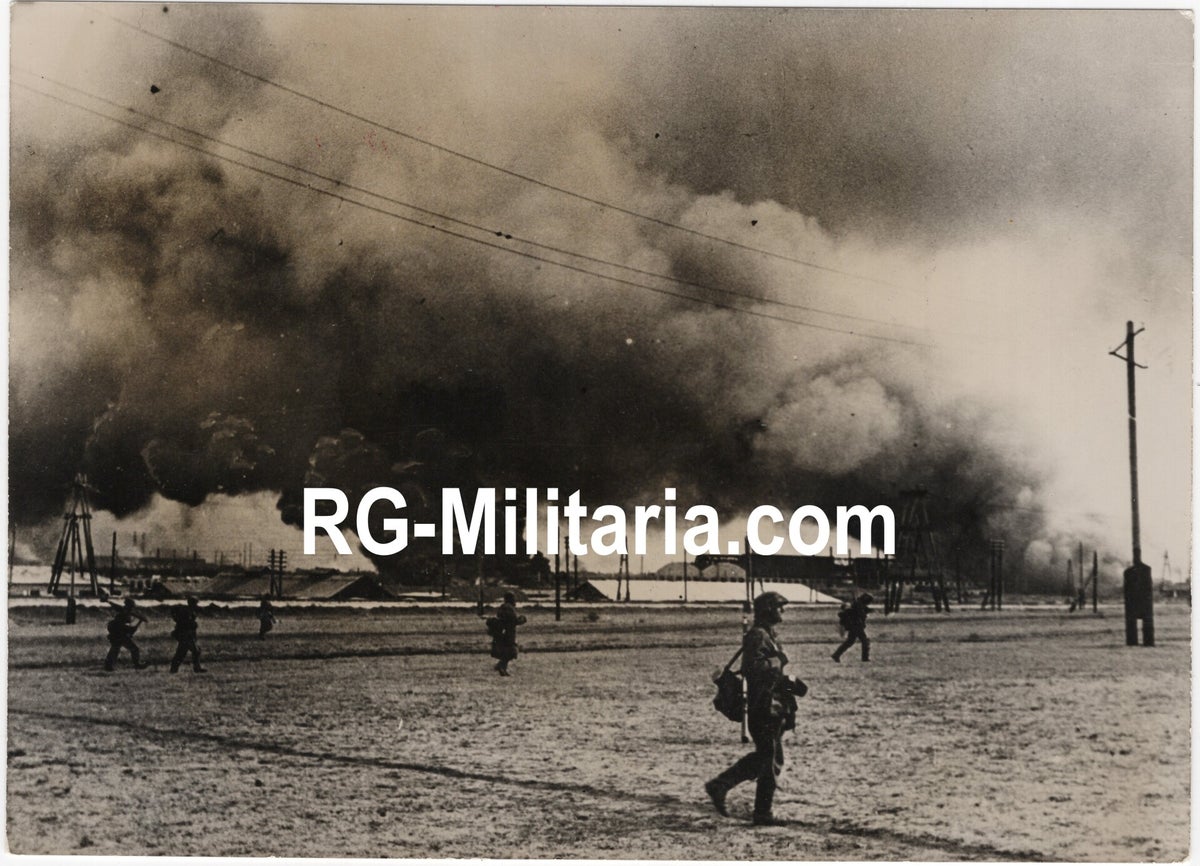 Original WW2 German Waffen SS Press Photo - German Waffen SS fighting ...