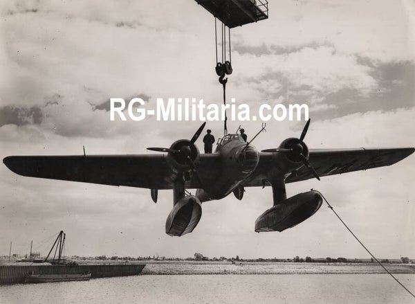 Original WW2 German Press Photo - Luftwaffe airplane Blohm & Voss (1940)