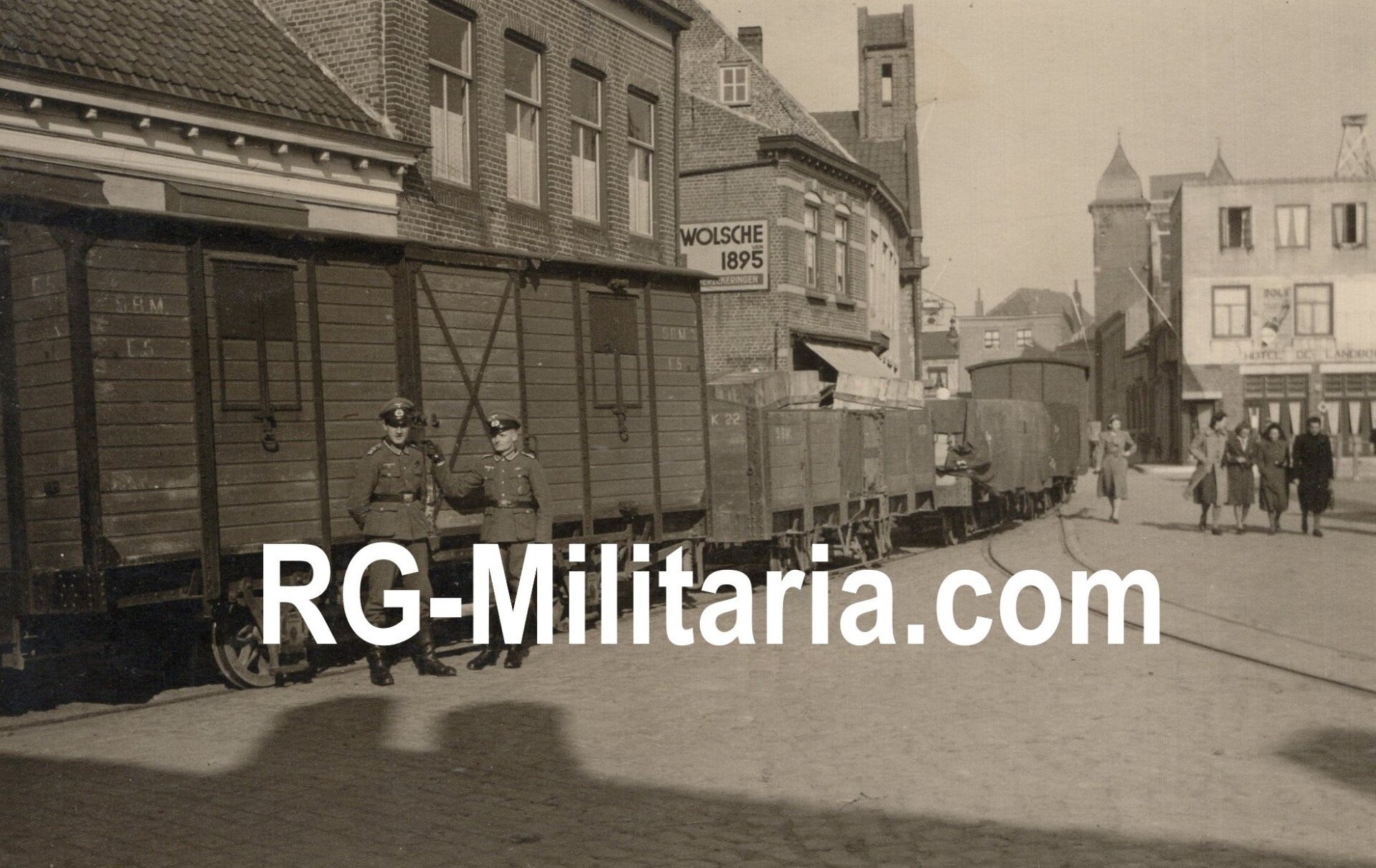 Original WW2 German Photo - Wehrmacht in Oostburg, Zeeland, Holland