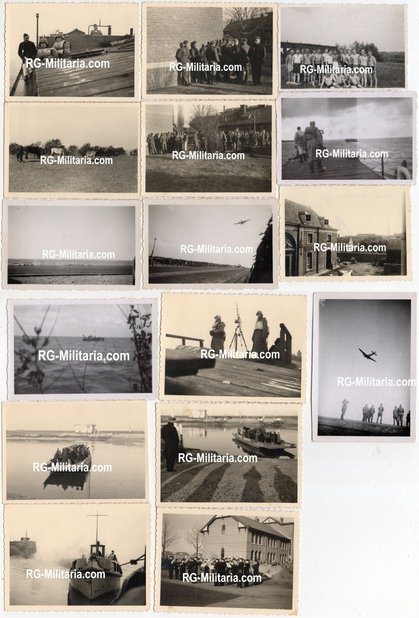 Original WW2 German Photo - Kustenartillerie in Geertruidenberg & Westkapelle, Zeeland, Holland (1940)