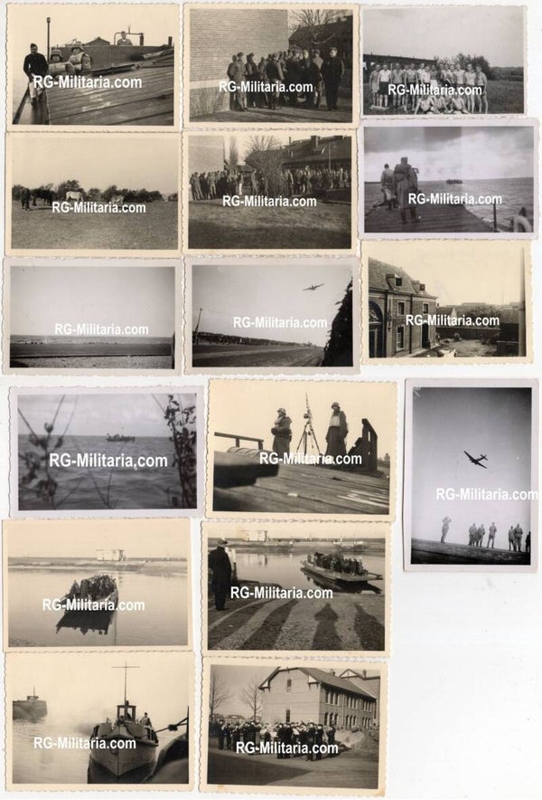 Original WW2 German Photo - Kustenartillerie in Geertruidenberg & Westkapelle, Zeeland, Holland (1940)