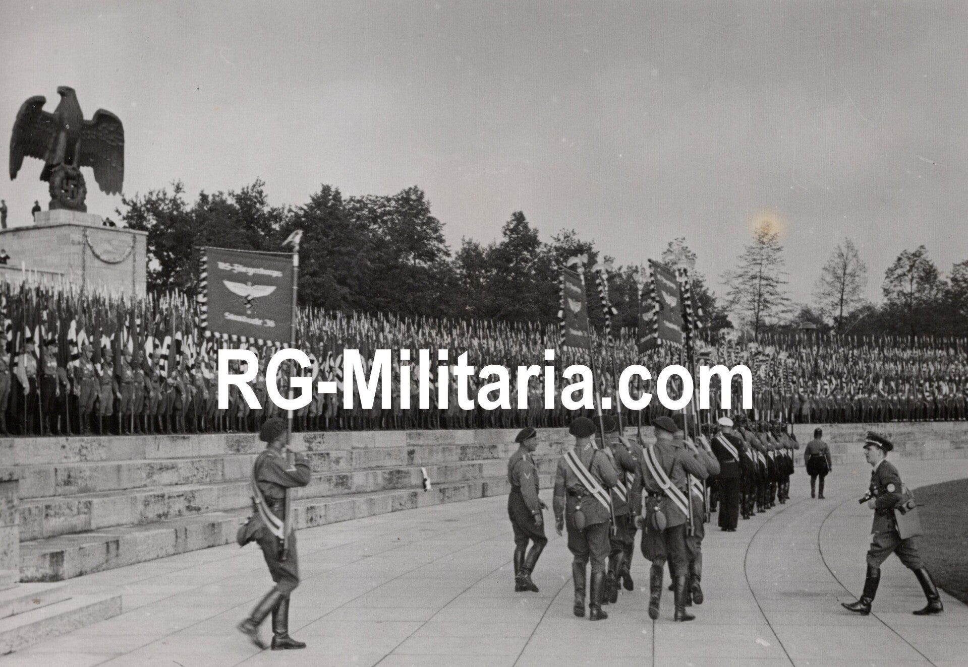 Original WW2 German Press Photo - NSFK NS Fliegerkorps parade Reichsparteitag Nürnberg (1938)