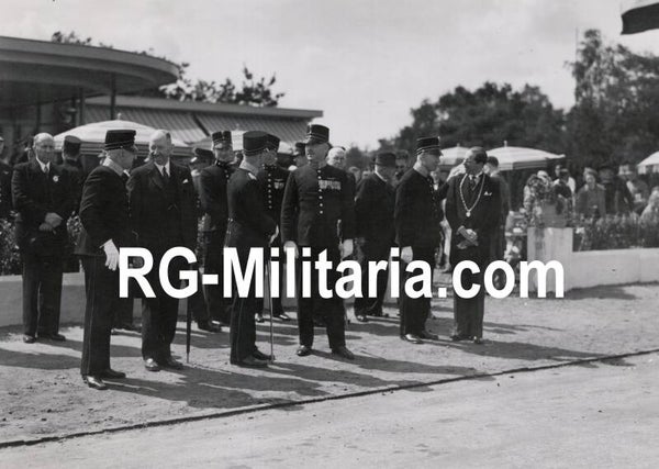 Original WW2 Dutch Press Photo - LVA Luchtvaartafdeeling gathering Soesterberg, July, Defilé (1938)