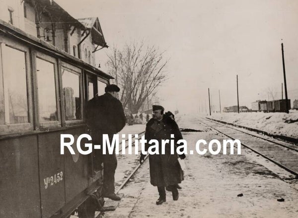 Original WW2 German Press Photo - German Generalmajor on the Eastern Front (1942)