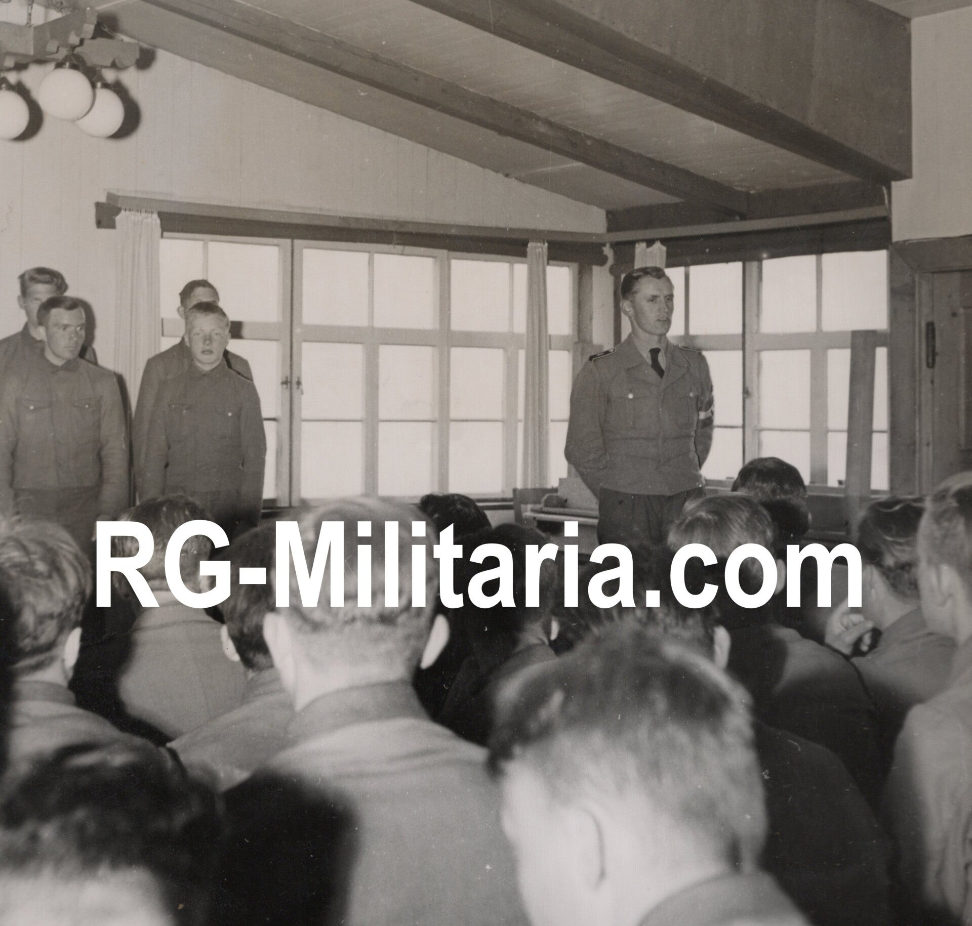 Original WW2 German Press Photo - Germanische Jugend Wehrertüchtigungslager Seeblick, Seeboden (1943)
