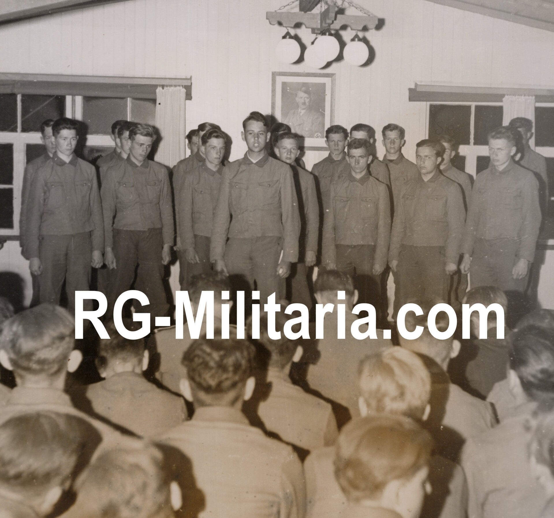 Original WW2 German Press Photo - Germanische Jugend Wehrertüchtigungslager Seeblick, Seeboden (1943)