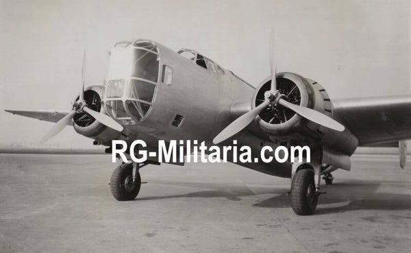 Original WW2 Dutch Photo - Fokker TV T5 bomber airplane ''850'' without camouflage paint at the Fokker Factory, Amsterdam