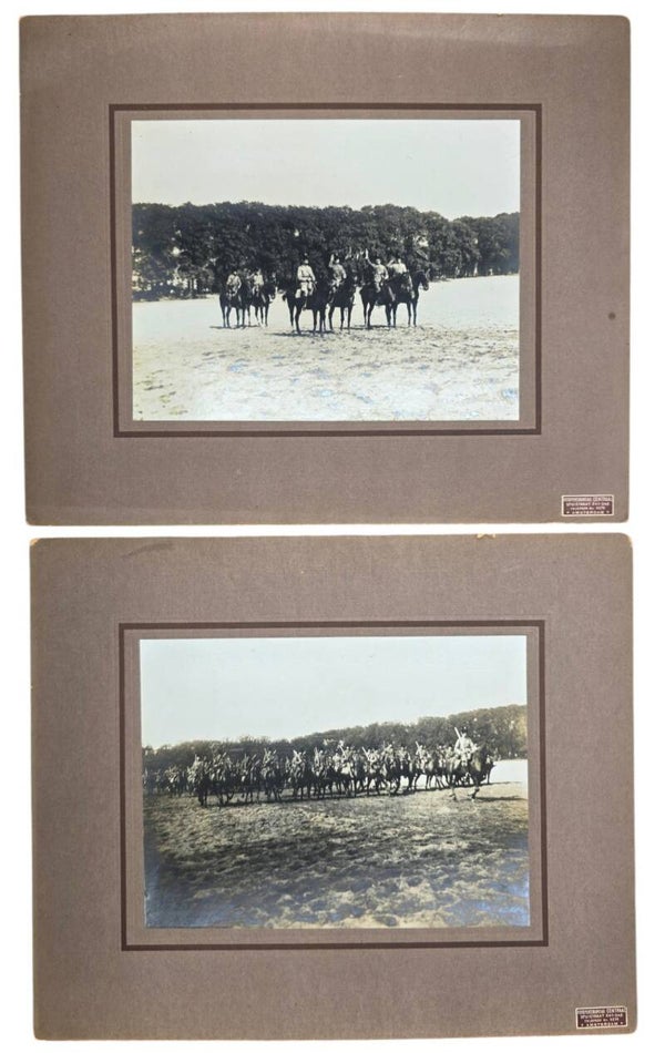 Original WW2 Dutch Photo - BVL Bijzonderen Vrijwilligen Landstorm Cavalry Amsterdam