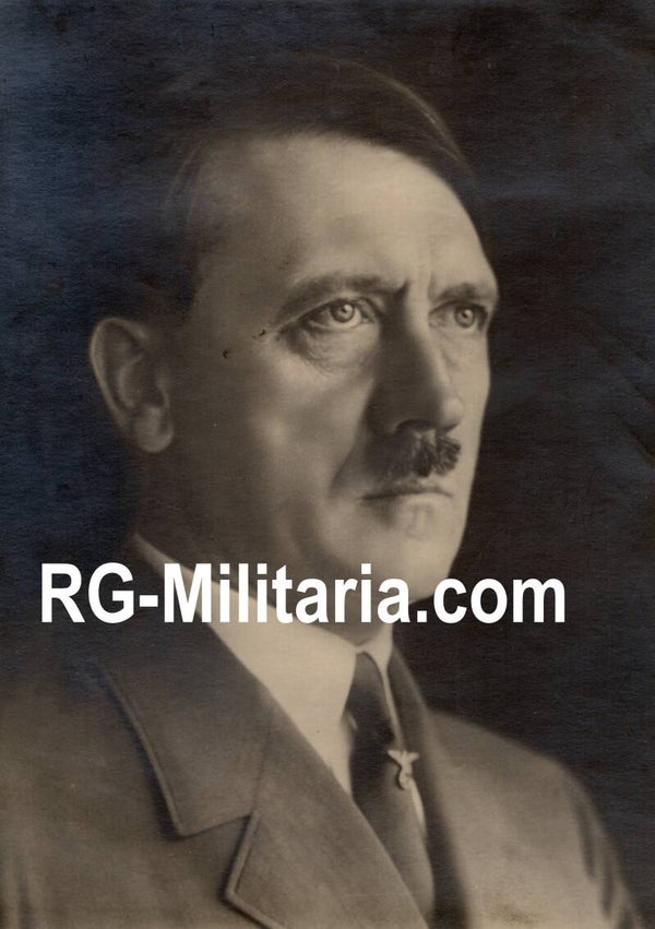 Original WW2 German Press Photo - Portrait of Adolf Hitler