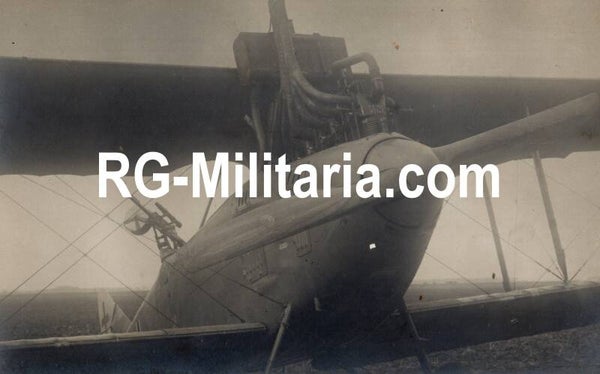 Original WW1 Dutch LVA Photo - Crashed German DFW C.V at Zaamslag or Rilland, Holland (1918)