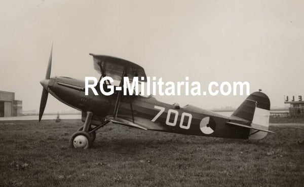 Original WW2 Dutch LVA Photo - Fokker CX C10 ''700'' Schiphol, Amsterdam