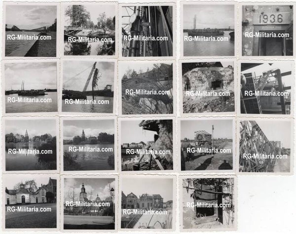 Original WW2 German Photo - Picture series of Zutphen just after the blitzkrieg, Holland, May (1940)