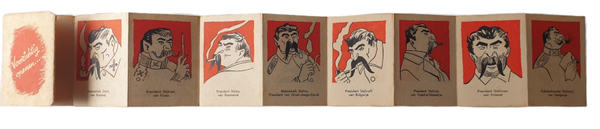 NSB flyer - 16 staatshoofden van het Europa der Toekomst Stalin