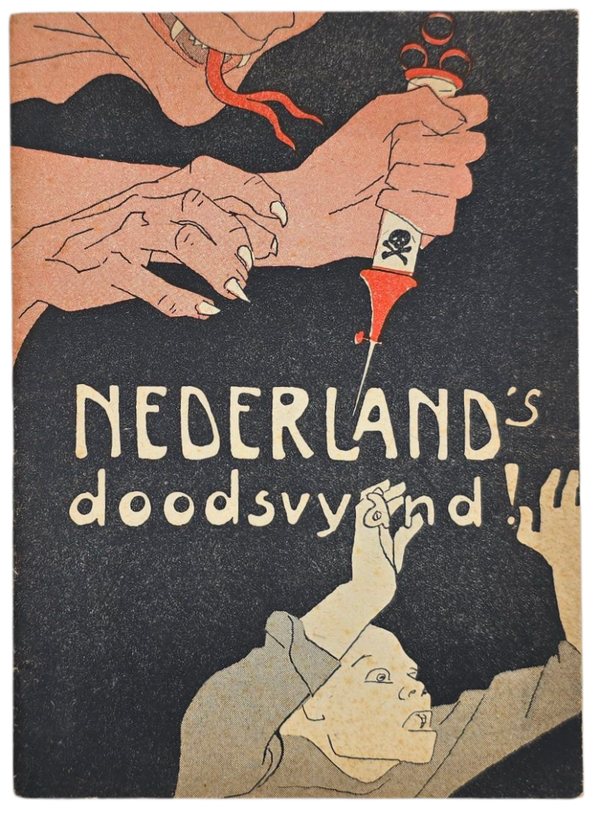 Original WW2 Dutch Collaboration NSB Brochure - Nederlands's Doodsvijand (1943)