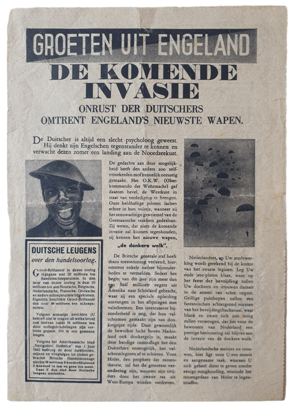 Flyer - Groeten uit Engeland