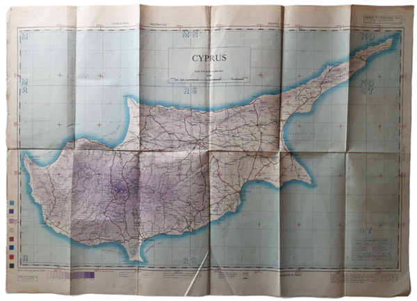 British map - Cyprus 1942