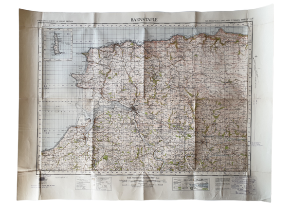British map - Barnstaple 1940