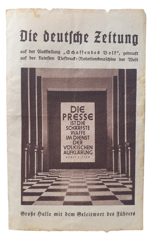 Flyer ''Die Deutsche Zeitung''