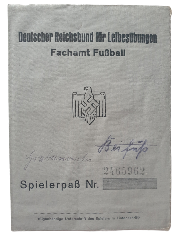 German playerpass for soccer (Fussball)