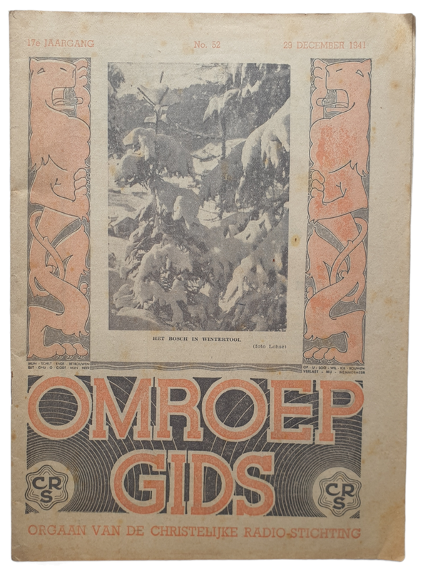 Magazine - NRCV Omroepgids 17th year no 52. 1941