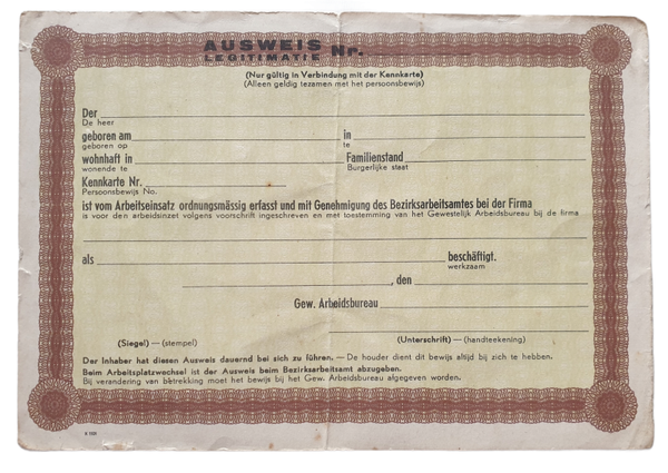 Unused Ausweis