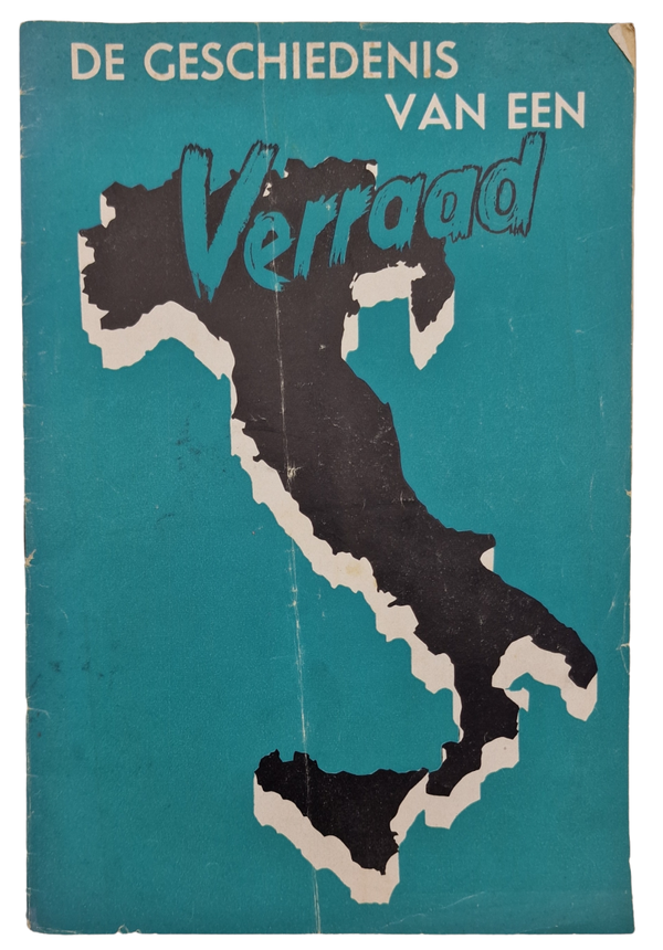 Original WW2 Dutch Collaboration NSB Brochure - De Geschiedenis van een Verraad (1943)