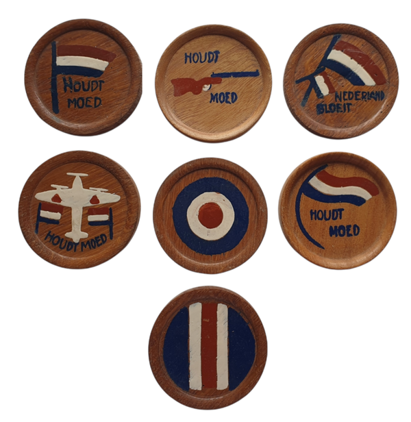 Liberation coaster set - ''Houdt moed''