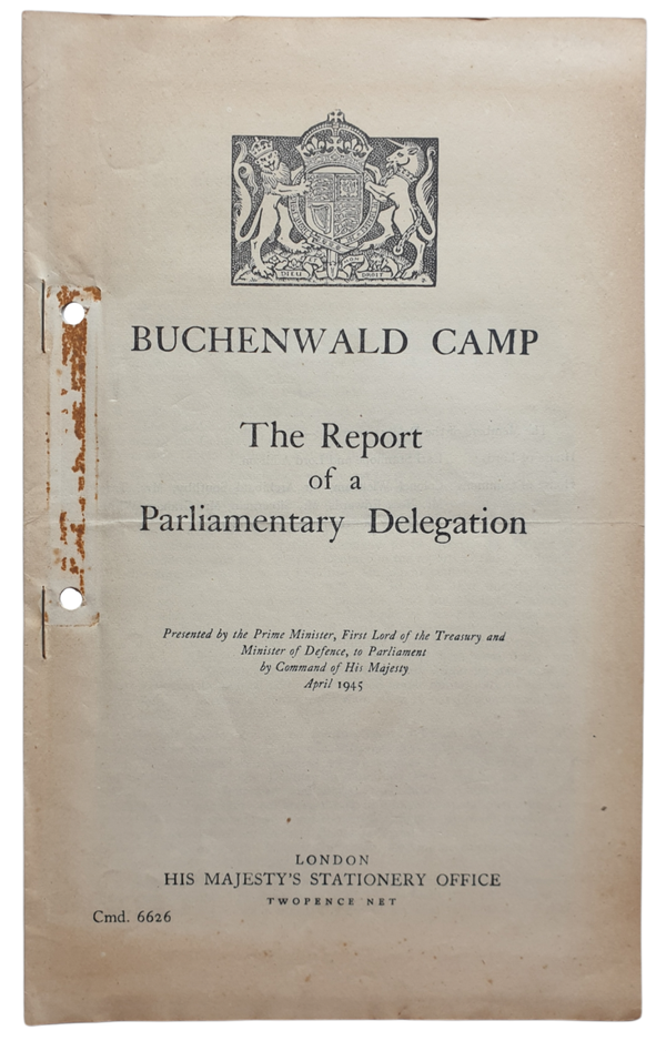 Brochure - Buchenwald camp The Report of a Parliamentay Delegation (1945)